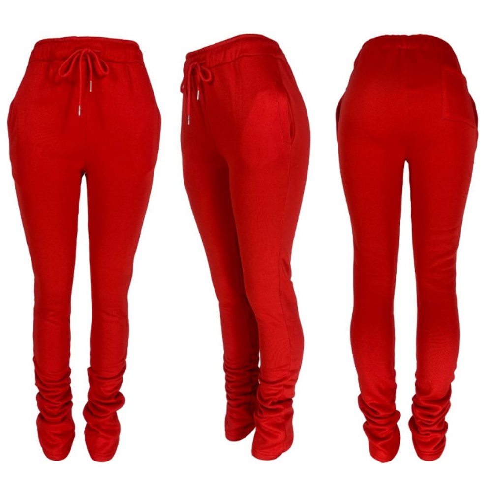 Womens Stacked Leg Jogger